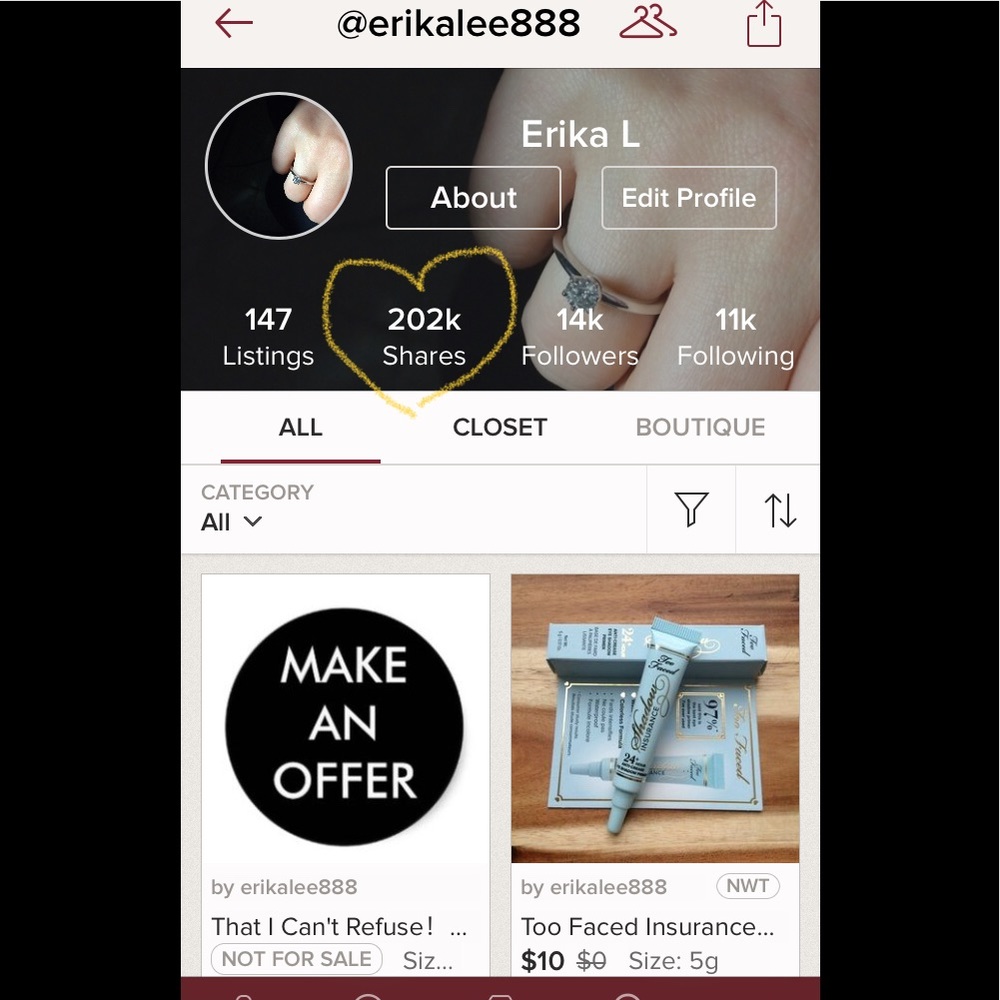 TOP 10% Sharer & Seller